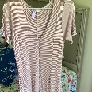 Button down dress